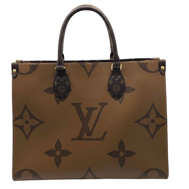 ルイ・ヴィトン LOUIS VUITTON オンザゴーMM M45321 ブラウン モノグラムジャイアント・リバース ユニセックス ハンドバ |  中古ブランドリユースショップ OKURA(おお蔵)