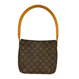 ルイ・ヴィトン LOUIS VUITTON ルーピングMM M51146 ブラウン モノグラム レディース トートバッグ