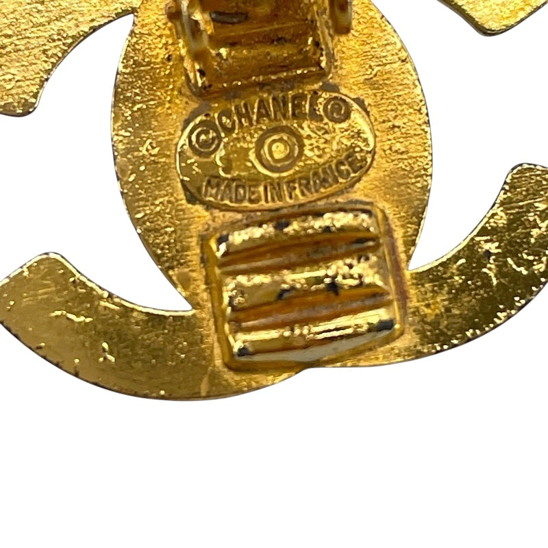シャネル CHANEL ココマーク ターンロック イヤリング ゴールド メタル アクセサリー