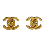 シャネル CHANEL ココマーク ターンロック イヤリング ゴールド メタル アクセサリー