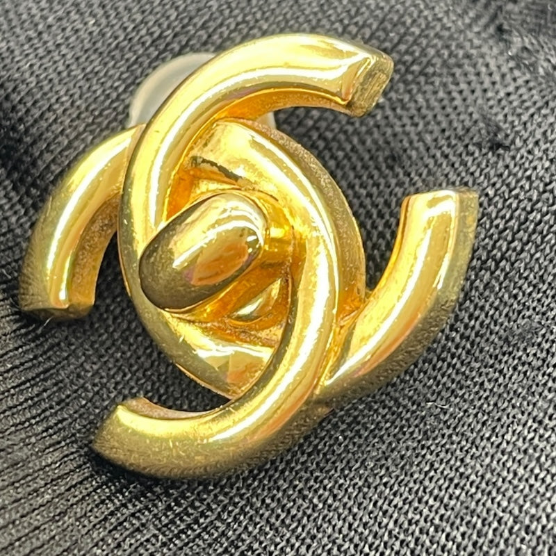 シャネル CHANEL ココマーク ターンロック イヤリング ゴールド メタル アクセサリー