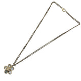 シャネル CHANEL ココマークフラワーネックレス ゴールド メタル/ストラス アクセサリー