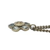 シャネル CHANEL ココマークフラワーネックレス ゴールド メタル/ストラス アクセサリー