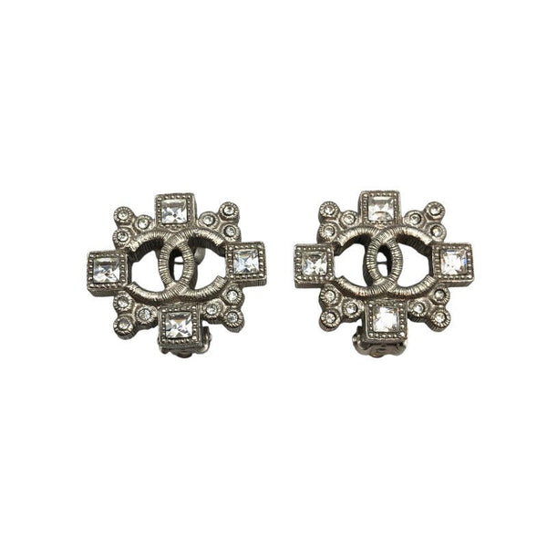 シャネル CHANEL ココマーク イヤリング メタル/ストラス ジュエリー