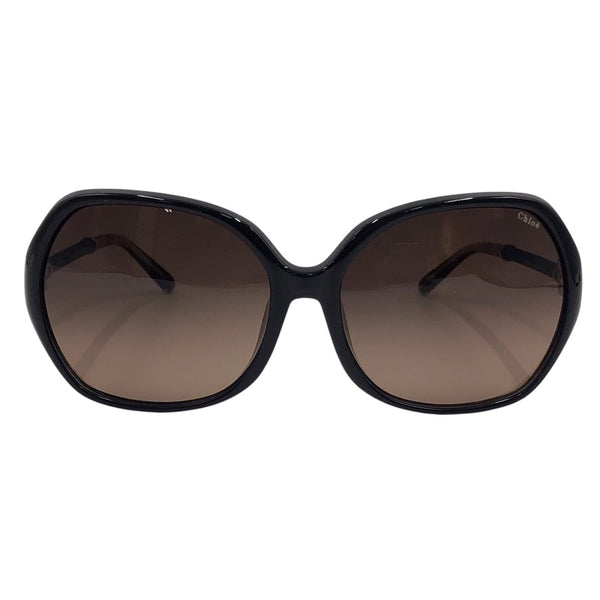 クロエ Chloe オーバルサングラス CE673SA ブラウン×GD金具 プラスチック レディース サングラス