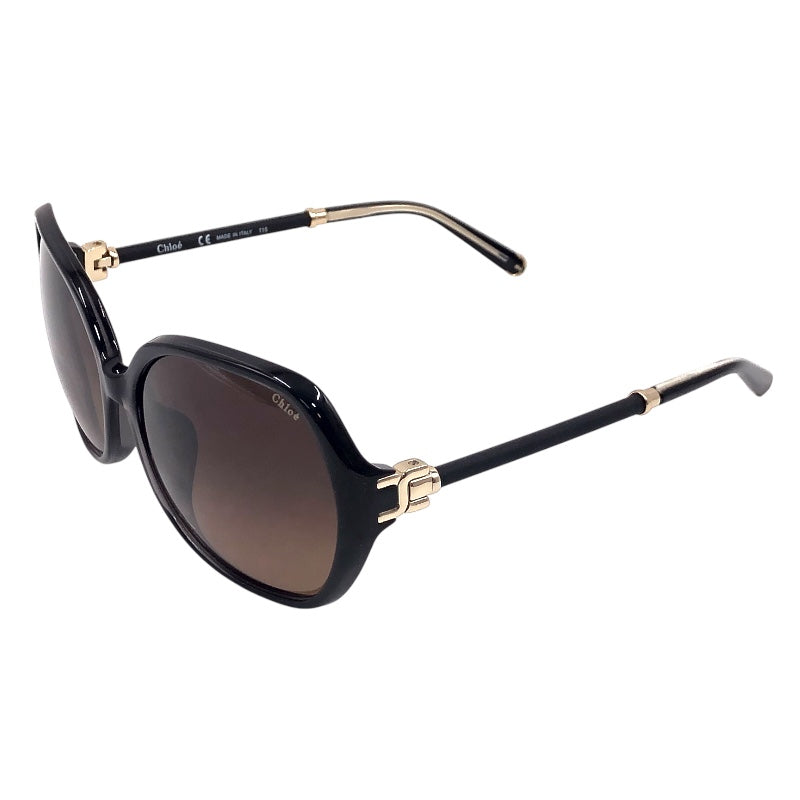 クロエ Chloe オーバルサングラス CE673SA ブラウン×GD金具 プラスチック レディース サングラス