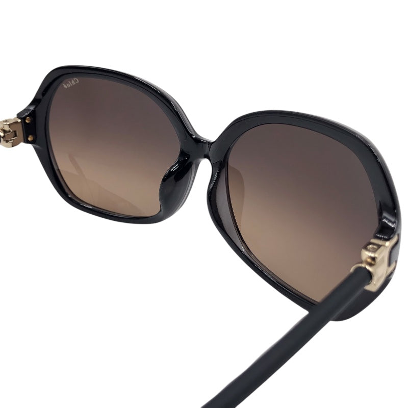 クロエ Chloe オーバルサングラス CE673SA ブラウン×GD金具 プラスチック レディース サングラス