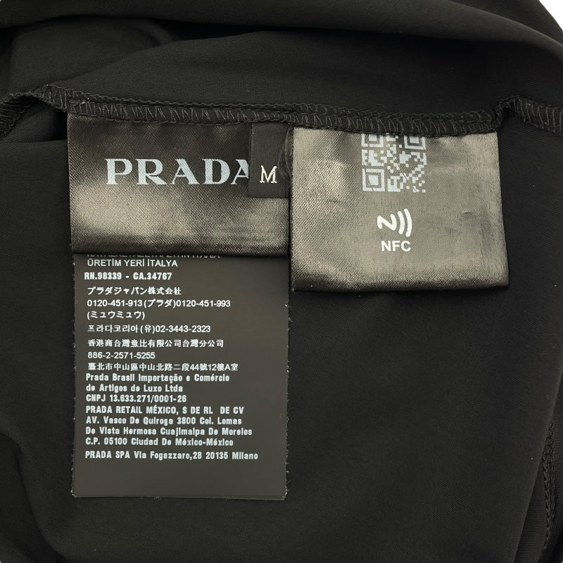 プラダ PRADA トライアングルロゴストレッチトップス UJL188 ブラック ポリアミド メンズ その他トップス