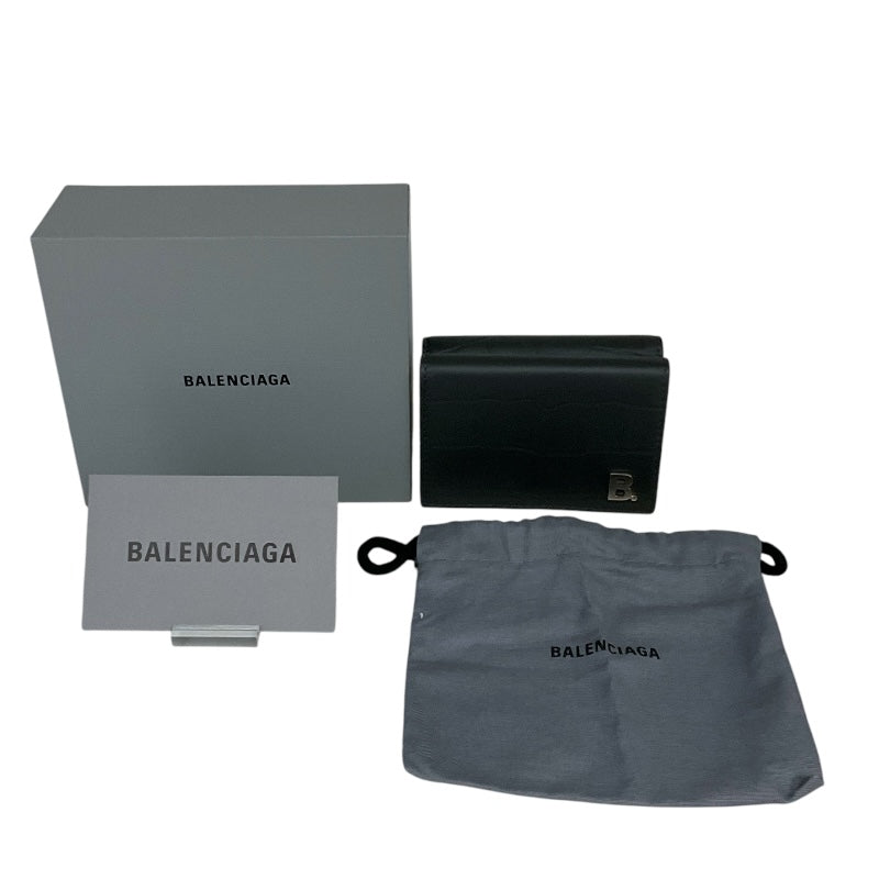 バレンシアガ BALENCIAGA ミニウォレット 601350 グレー ユニセックス 三つ折り財布