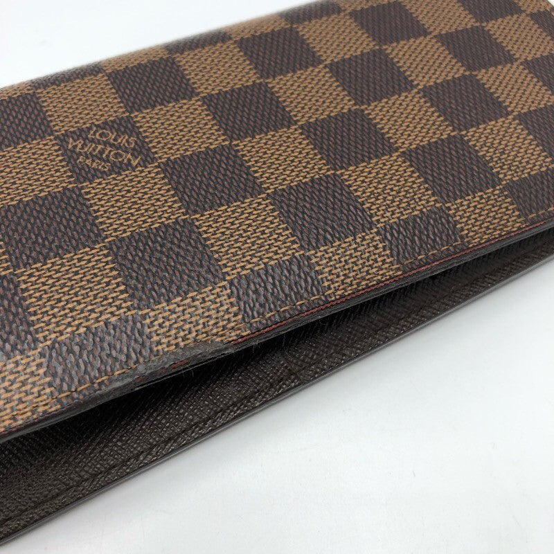 ルイ・ヴィトン LOUIS VUITTON ポルトフォイユ・ブラザ N63168 ダミエ ユニセックス 長財布