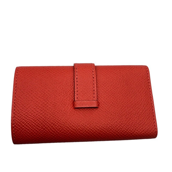 エルメス HERMES ベアンキーケース W刻 ローズジャイプール×SV金具 エプソン レディース キーケース