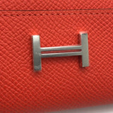 エルメス HERMES ベアンキーケース W刻 ローズジャイプール×SV金具 エプソン レディース キーケース