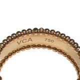 ヴァンクリーフ＆アーペル Van Cleef & Arpels ペルレシニアチュールリング ピンクゴールド K18ピンクゴールド ジュエリー