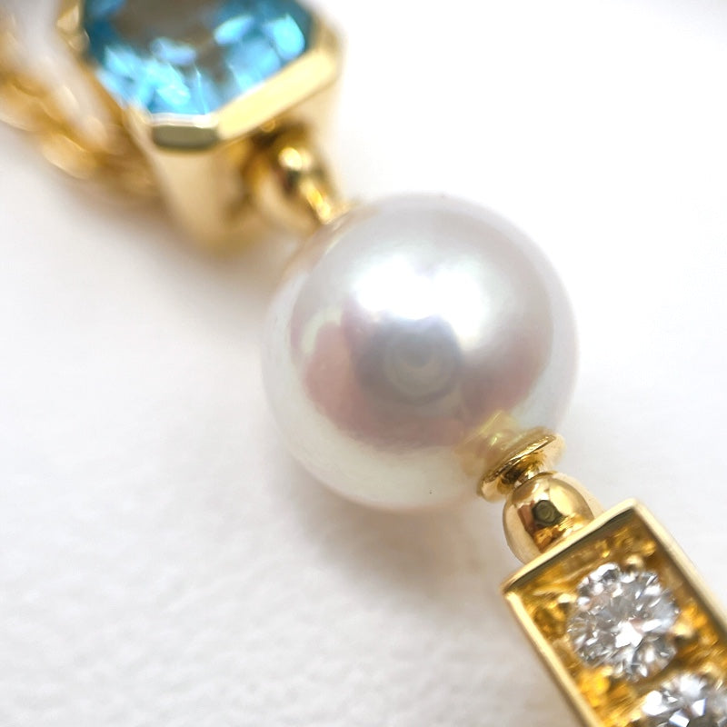 ブルガリ BVLGARI アレグラネックレス 750/ダイヤモンド/パール