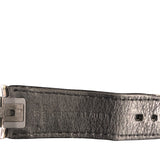 ルイ・ヴィトン LOUIS VUITTON タンブール スリム モノグラム マカサー GM QA005 ブラウン ステンレススチール メンズ 腕時計
