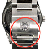 タグ・ホイヤー TAG HEUER カレラ キャリバー５ デイデイト WAR201A.BA0723 ブラック×シルバー SS メンズ 腕時計