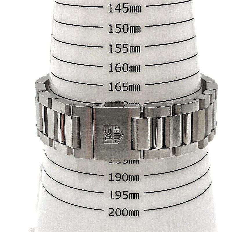 タグ・ホイヤー TAG HEUER カレラ キャリバー５ デイデイト WAR201A.BA0723 ブラック×シルバー SS メンズ 腕時計