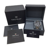 タグ・ホイヤー TAG HEUER カレラ キャリバー５ デイデイト WAR201A.BA0723 ブラック×シルバー SS メンズ 腕時計