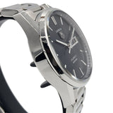 タグ・ホイヤー TAG HEUER カレラ キャリバー５ デイデイト WAR201A.BA0723 ブラック×シルバー SS メンズ 腕時計