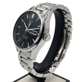 タグ・ホイヤー TAG HEUER カレラ キャリバー５ デイデイト WAR201A.BA0723 ブラック×シルバー SS メンズ 腕時計