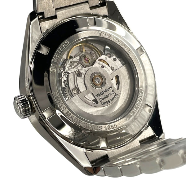 タグ・ホイヤー TAG HEUER カレラ キャリバー5 デイデイト  WBN2013.BA0640 ブラック SS 自動巻き メンズ 腕時計