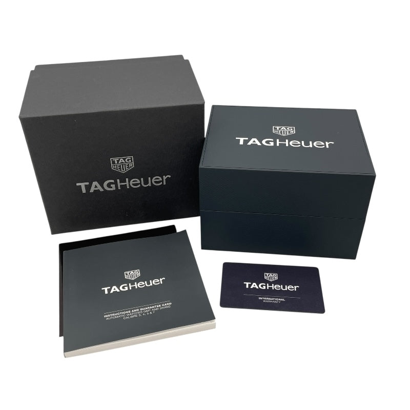 タグ・ホイヤー TAG HEUER カレラ キャリバー5 デイデイト  WBN2013.BA0640 ブラック SS 自動巻き メンズ 腕時計