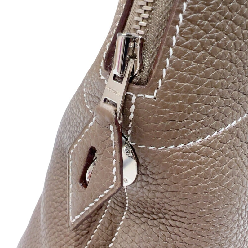 エルメス HERMES ボリード31 Y刻印　(2020年製) エトゥープ シルバー金具 トリヨンクレマンス レディース ハンドバッグ