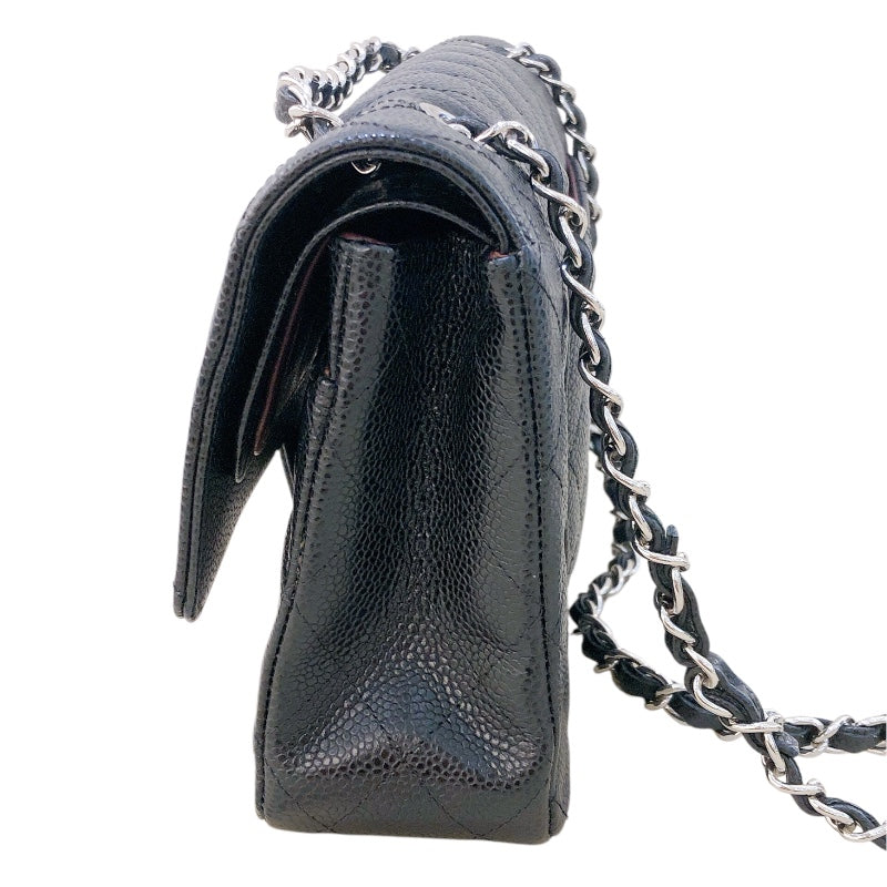 シャネル CHANEL マトラッセ25 A01112  ブラック/SV金具 キャビアスキン レディース ショルダーバッグ
