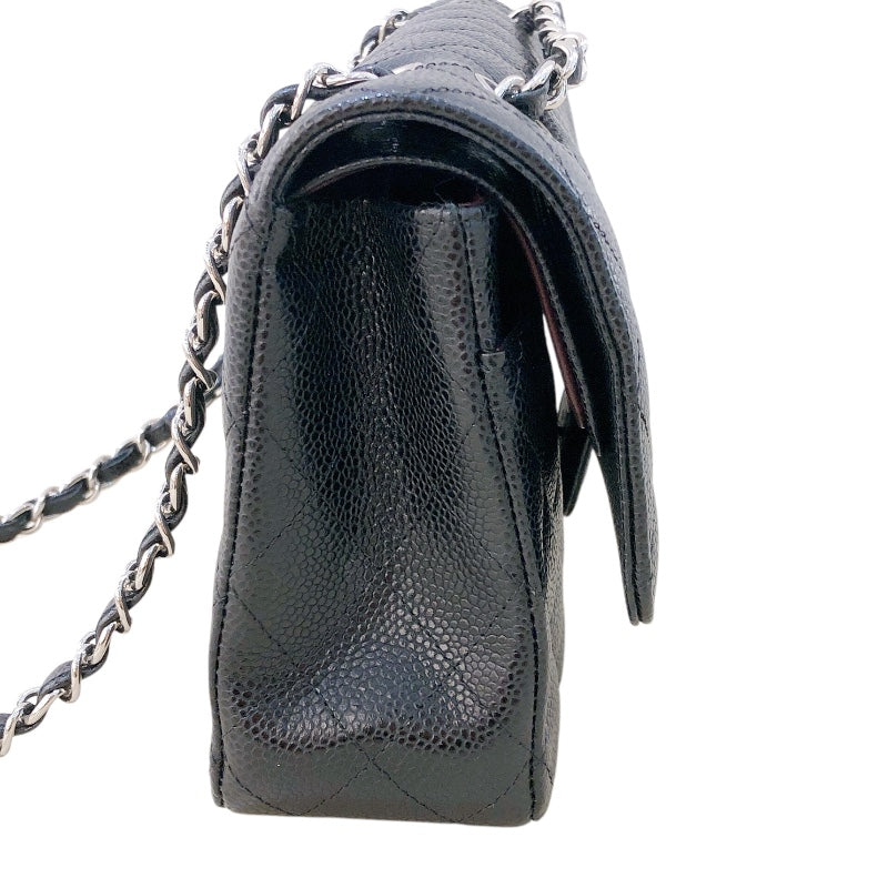 シャネル CHANEL マトラッセ25 A01112  ブラック/SV金具 キャビアスキン レディース ショルダーバッグ