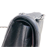 シャネル CHANEL マトラッセ25 A01112  ブラック/SV金具 キャビアスキン レディース ショルダーバッグ