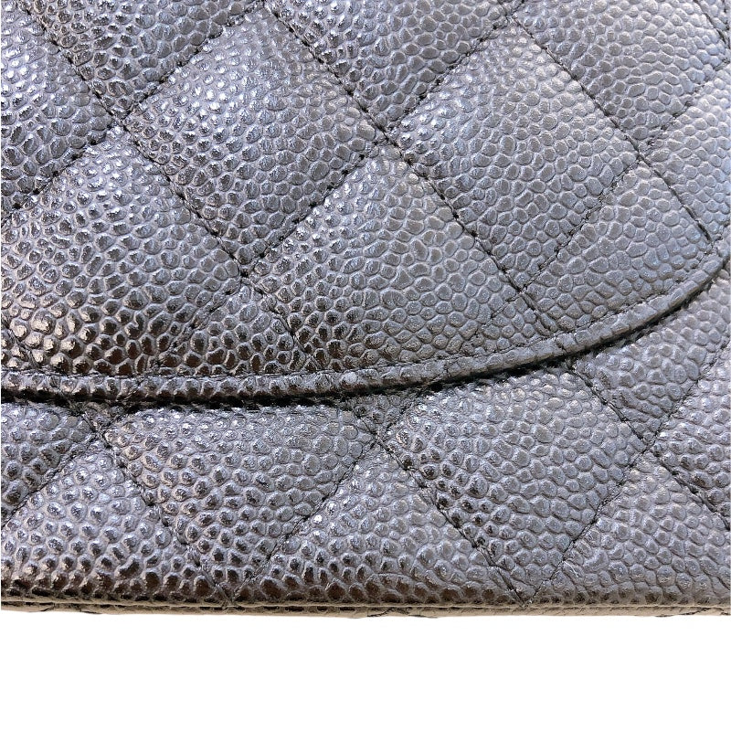 シャネル CHANEL マトラッセ25 A01112  ブラック/SV金具 キャビアスキン レディース ショルダーバッグ