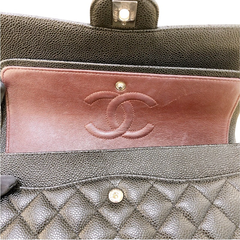 シャネル CHANEL マトラッセ25 A01112  ブラック/SV金具 キャビアスキン レディース ショルダーバッグ
