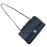 シャネル CHANEL マトラッセ25 A01112  ブラック/SV金具 キャビアスキン レディース ショルダーバッグ