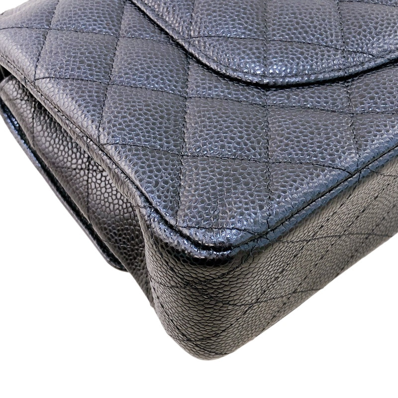 シャネル CHANEL マトラッセ25 A01112  ブラック/SV金具 キャビアスキン レディース ショルダーバッグ