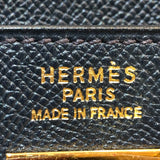 エルメス HERMES ケリー35 内縫い □A刻 ディープブルー ゴールド金具 クシュベル レディース ハンドバッグ