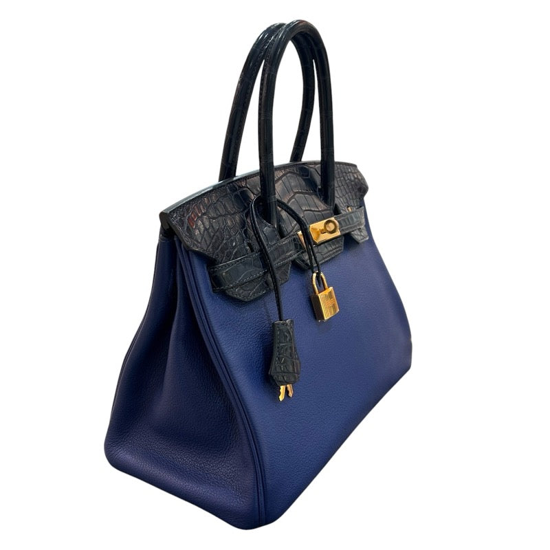 エルメス HERMES バーキン30 タッチ C刻 ブルーマリン・ブルー
