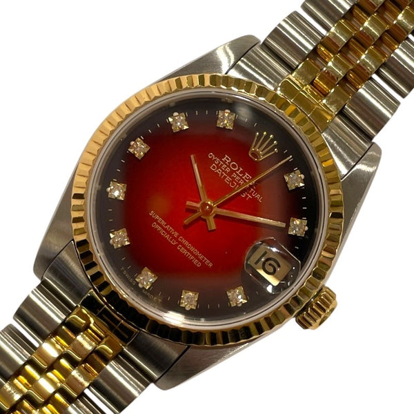 ロレックス ROLEX デイトジャストグラデーション 68273G K18ゴールド K18ゴールド/ステンレススチール レディース 腕時計