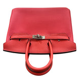 エルメス HERMES バーキン25 T刻 ルージュピヴォワンヌ/シルバー金具 トゴ レディース ハンドバッグ