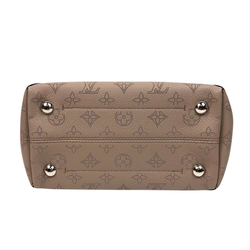 ルイ・ヴィトン LOUIS VUITTON ヒナPM M54351 ベージュ シルバー金具 マヒナ レディース ハンドバッグ