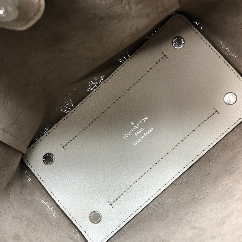 ルイ・ヴィトン LOUIS VUITTON ヒナPM M54351 ベージュ シルバー金具 マヒナ レディース ハンドバッグ