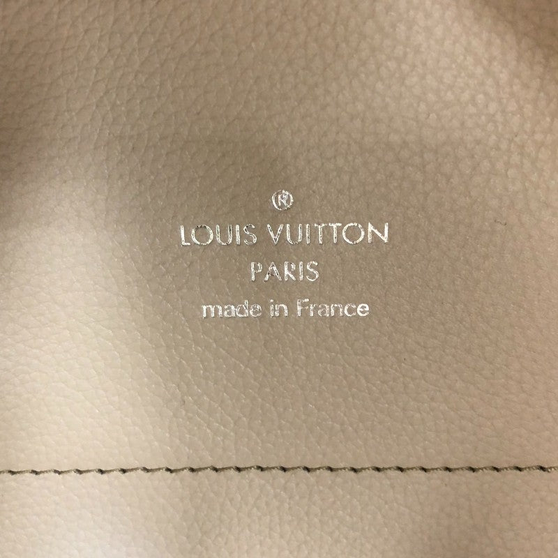 ルイ・ヴィトン LOUIS VUITTON ヒナPM M54351 ベージュ シルバー金具 マヒナ レディース ハンドバッグ