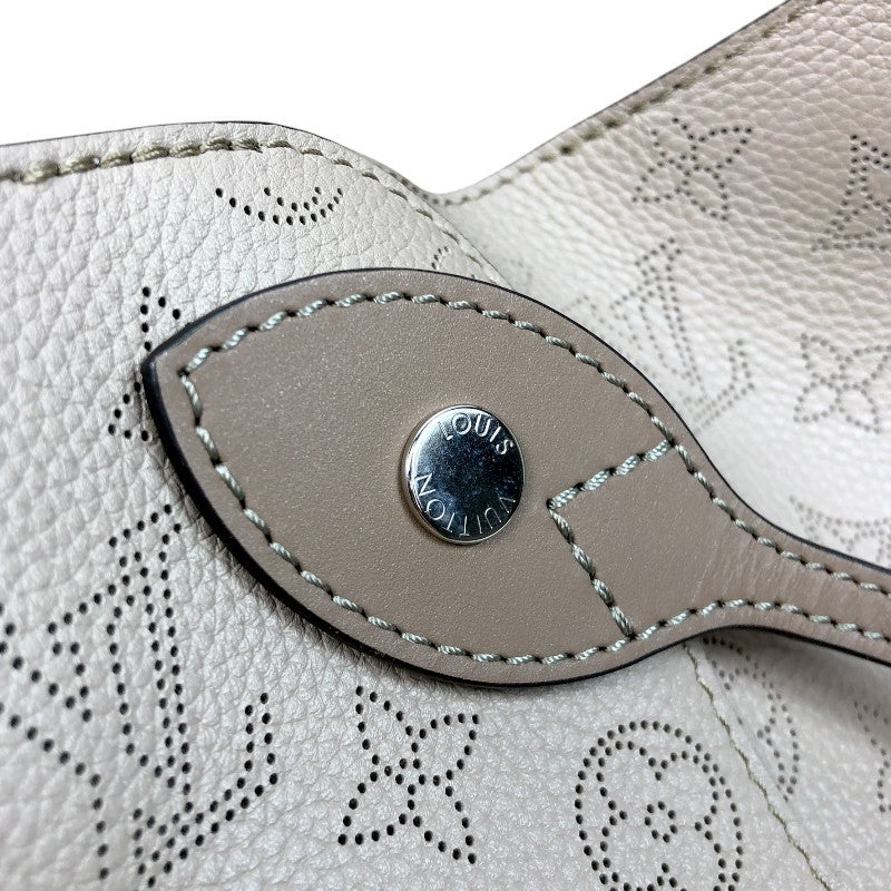 ルイ・ヴィトン LOUIS VUITTON ヒナPM M54351 ベージュ シルバー金具 マヒナ レディース ハンドバッグ