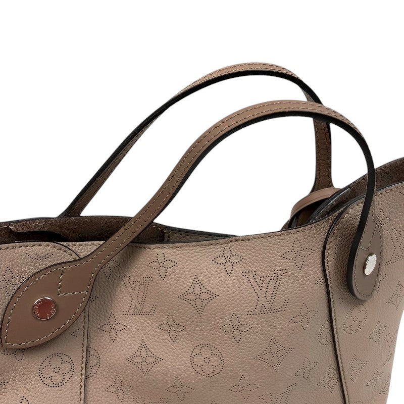 ルイ・ヴィトン LOUIS VUITTON ヒナPM M54351 ベージュ シルバー金具 マヒナ レディース ハンドバッグ