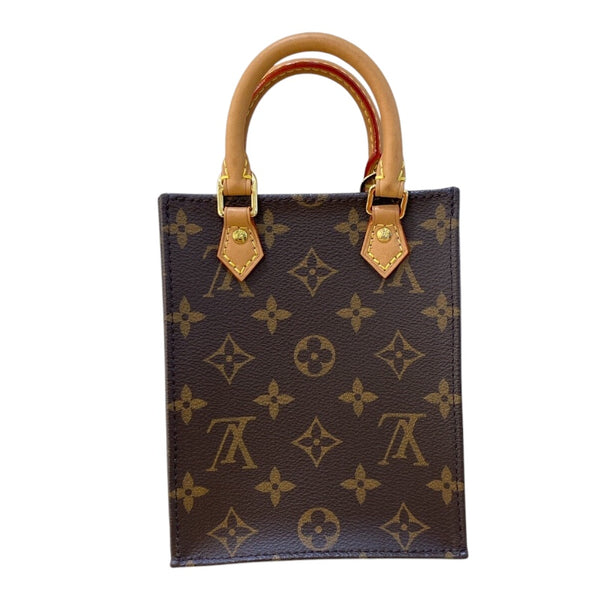 ルイ・ヴィトン LOUIS VUITTON プティット・サックプラ M69442 モノグラム ゴールド金具 レディース ショルダーバッグ