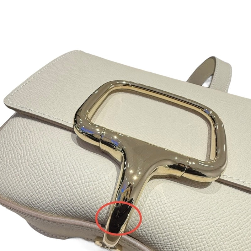 エルメス デッラカヴァッレリア ショルダーバッグ エルメス HERMES デッラカヴァッレリアミニ W刻 カレ ゴールド