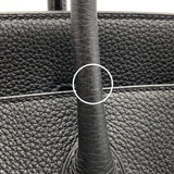 エルメス HERMES バーキン35 B刻 ブラック シルバー金具 トゴ レディース ハンドバッグ
