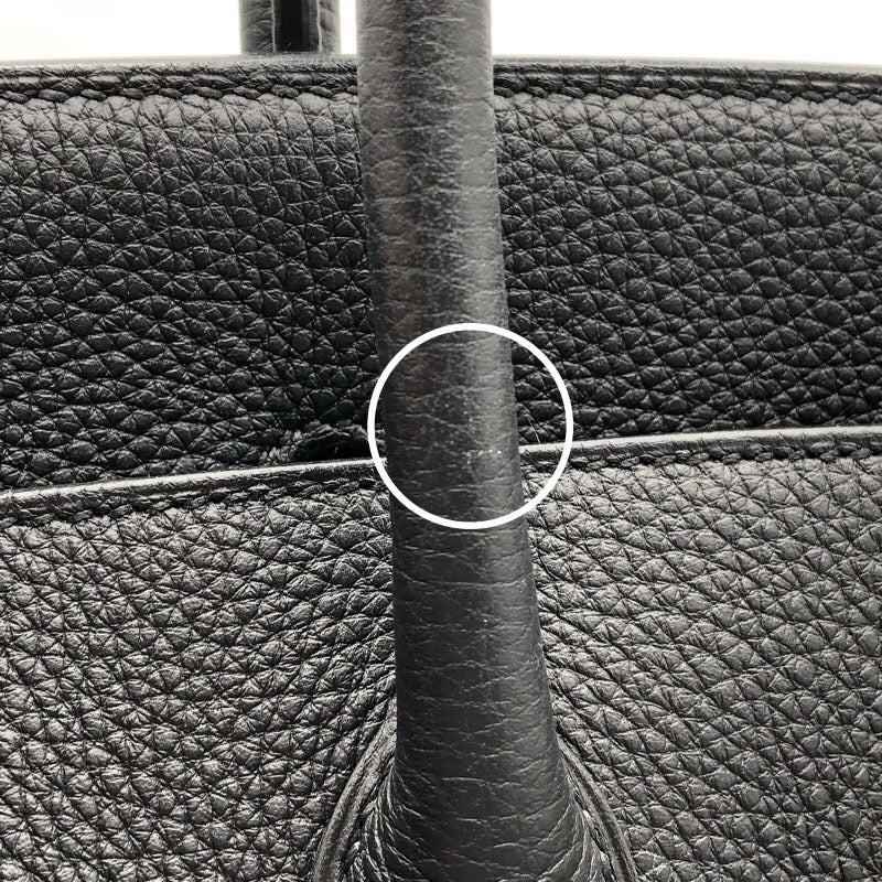 エルメス HERMES バーキン35 B刻 ブラック シルバー金具 トゴ レディース ハンドバッグ