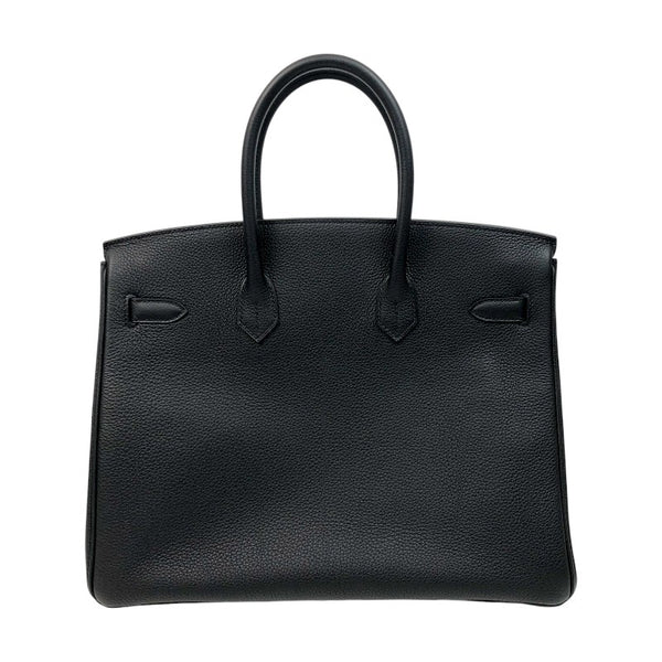 エルメス HERMES バーキン35 B刻 ブラック シルバー金具 トゴ レディース ハンドバッグ