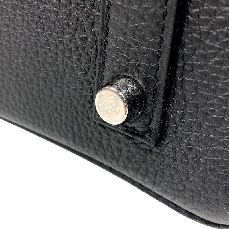 エルメス HERMES バーキン35 B刻 ブラック シルバー金具 トゴ レディース ハンドバッグ