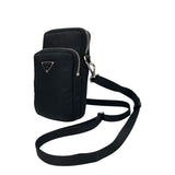 プラダ PRADA Re-Nylon スマートフォンケース ZZT024 ブラック ナイロン レディース ショルダーバッグ